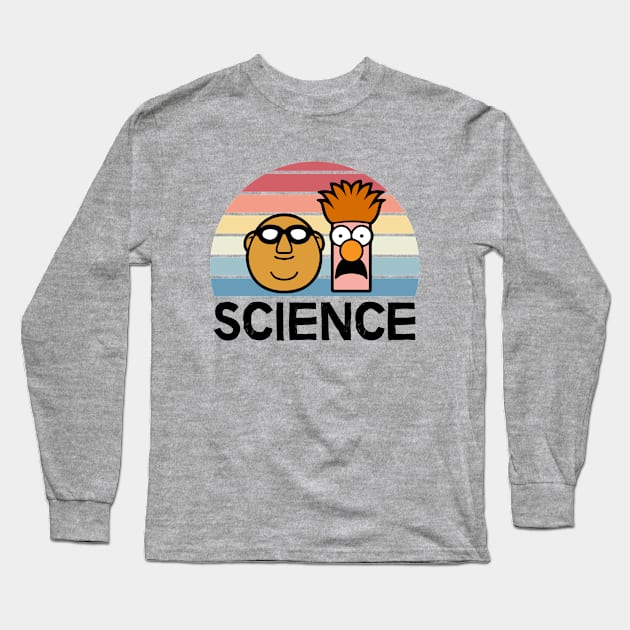 Science - Bunsen And Beaker Long Sleeve T-Shirt by thriftjd